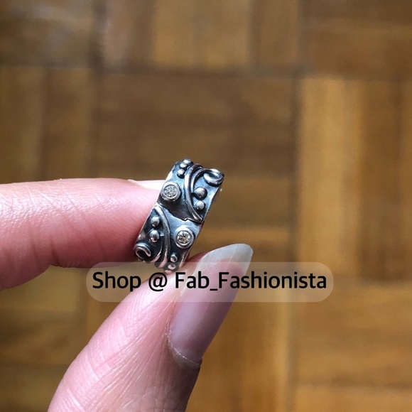 Pandora sterling silver retired clip - Picture 1 of 3
